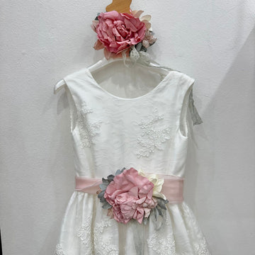 Abito in pizzo per prima comunione o damigella sposa Mimilù