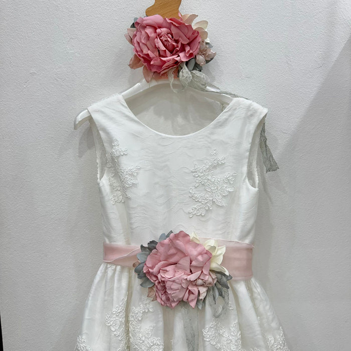 Abito in pizzo per prima comunione o damigella sposa Mimilù