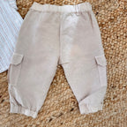 COMPLETO ESTIVO BAMBINO RIGHE E PANTALONE SAFARI