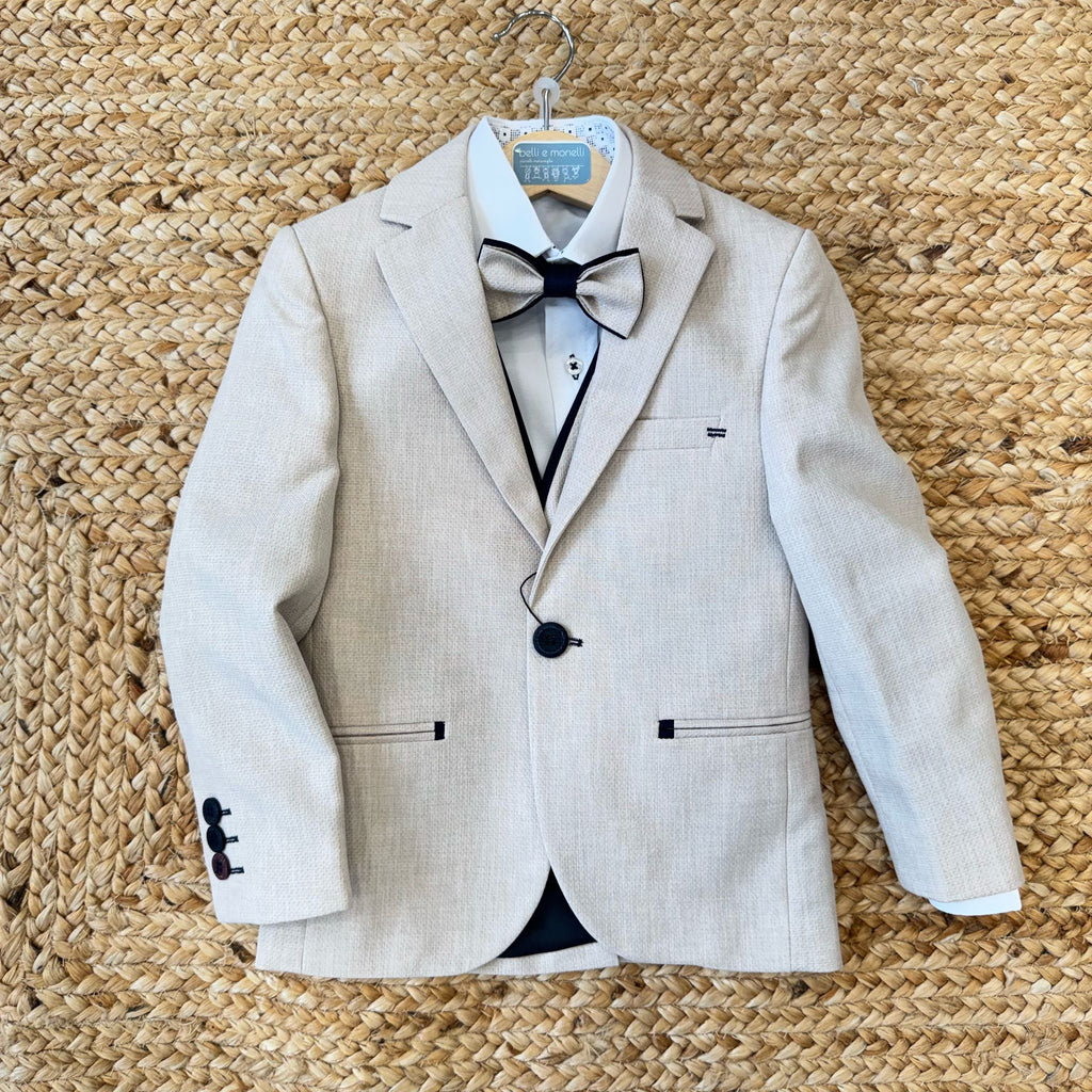 Abito Paggetto Completo Elegante Bambino Anni Completo Blu Bambino