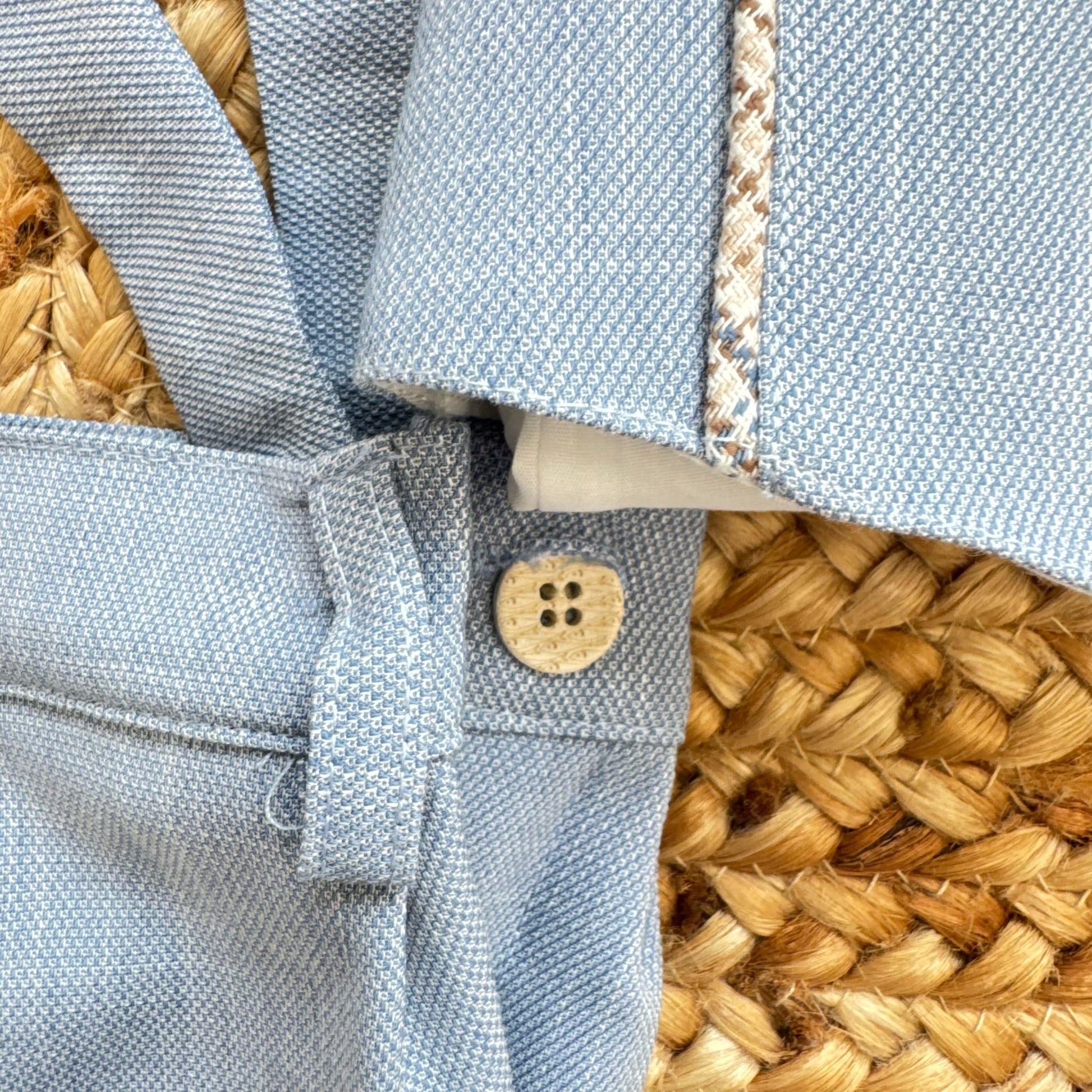 gilet elegante azzurro bimbo cerimonia