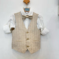 Gilet elegante bambino per primo compleanno e battesimo