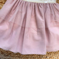 gonna in tulle rosa neonata elegante