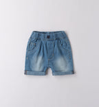  T-shirt con stampa animali e pantaloncini jeans per bambino, abbigliamento estivo casual.