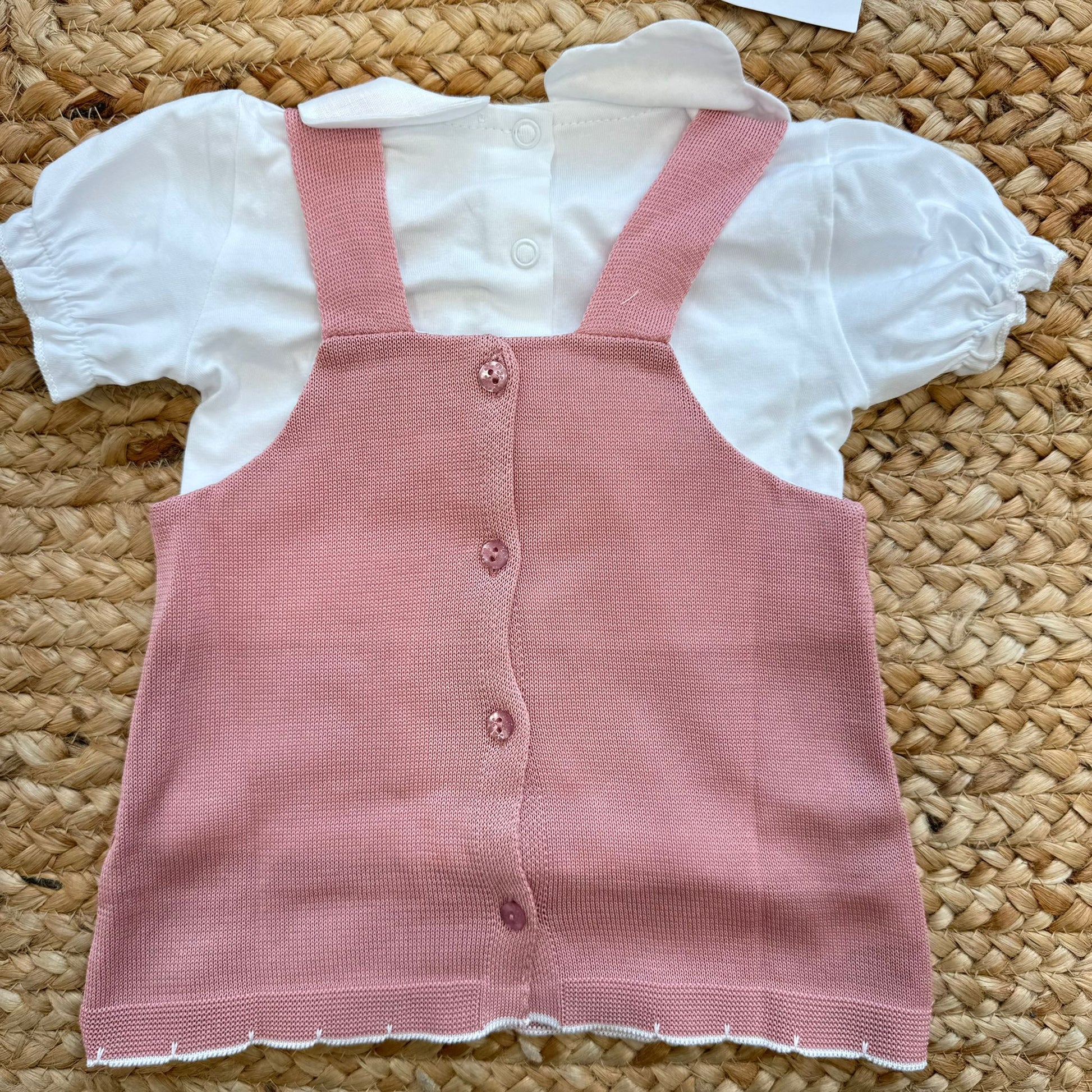 retro completo neonata con chiusura bottoni