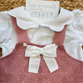 dettaglio colletto bianco body 100% cotone neonata