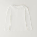 Completo bimba rosa iDO con cardigan e gonna plissettata, vista frontale
