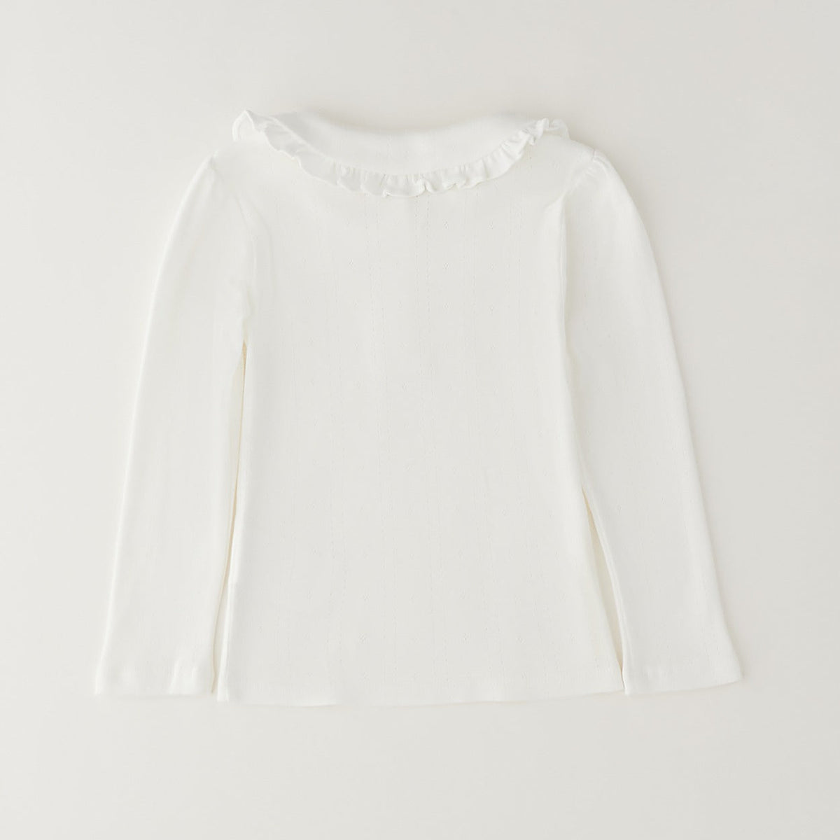 Completo bimba rosa iDO con cardigan e gonna plissettata, vista frontale