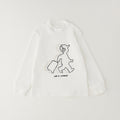 Maglia bambino panna iDO con grafica frontale – completo bambino 3 pezzi