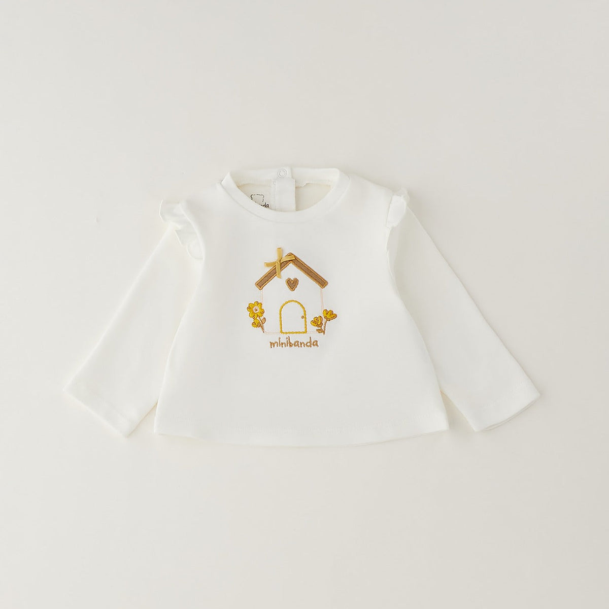 Retro cardigan giallo bimba dalla texture morbida
