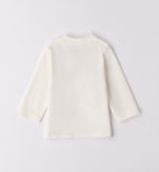 maglia bianca retro neonato cotone