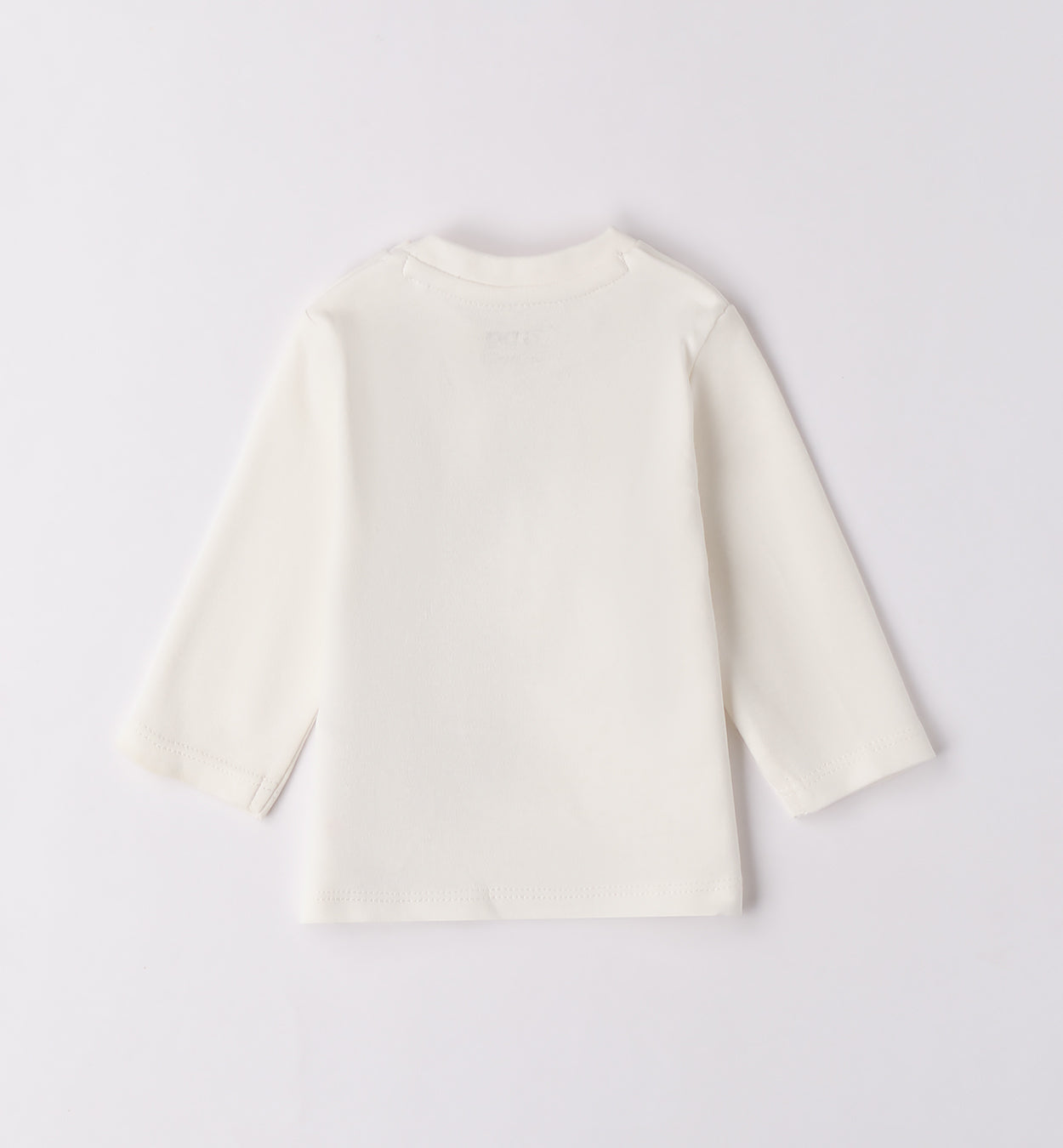 maglia bianca retro neonato cotone