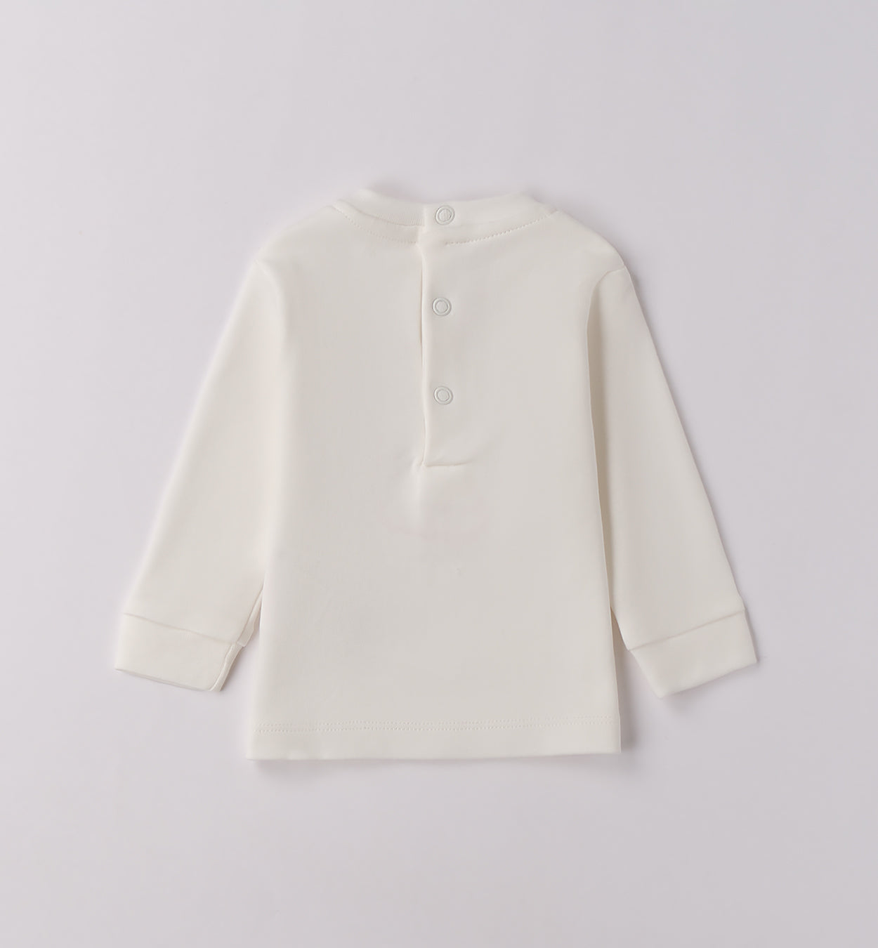 maglia bimbo natalizia cotone panna retro