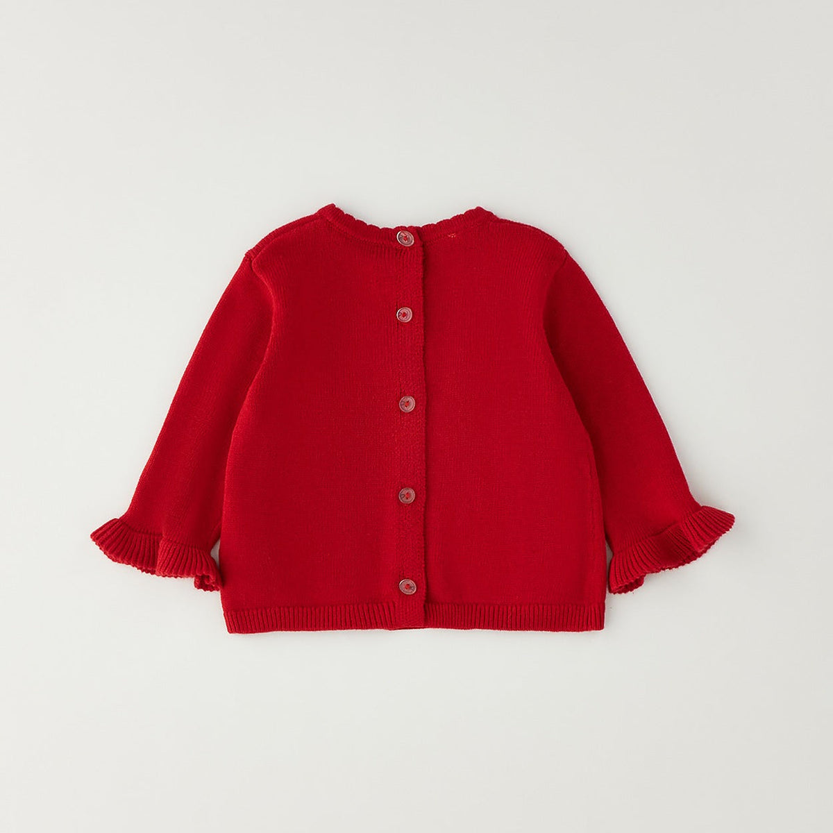 	Completo natalizio bimba con maglioncino rosso Love e pantaloncini tartan