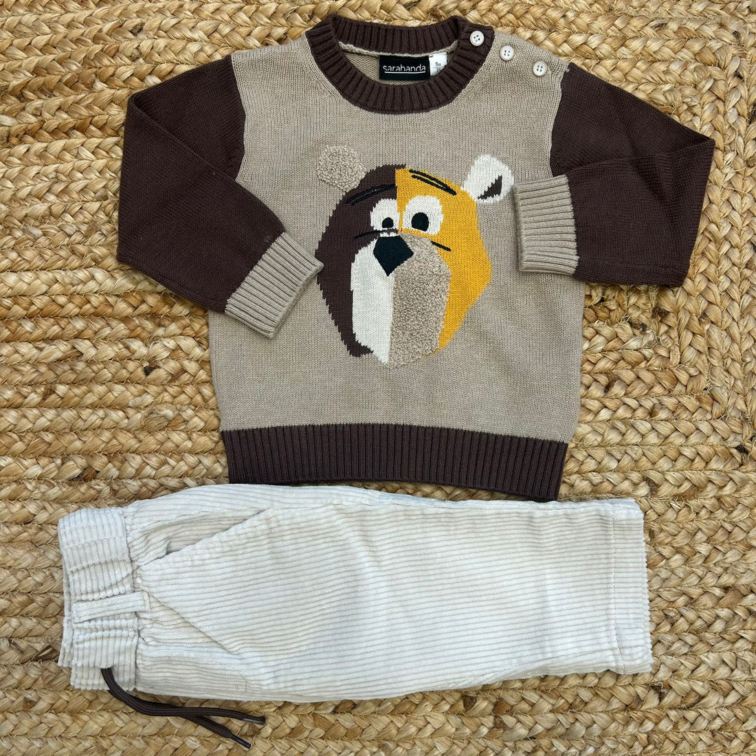 maglioncino bimbo orsetto dettaglio