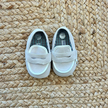 Scarpe battesimo beige mocassino