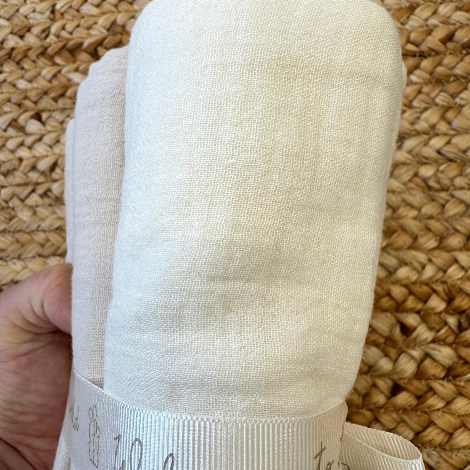 Mussola tinta unita cotone naturale per neonata e neonato