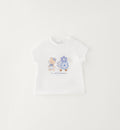 outfit bambina estivo elegante con pantaloncino effetto jeans