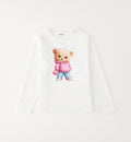 outfit bambina elegante con gonna svasata e maglia cotone