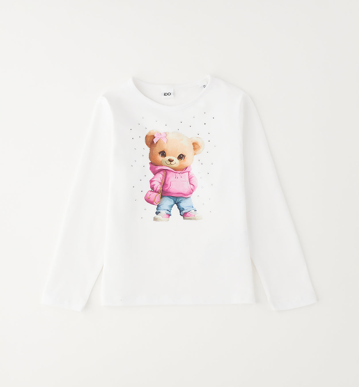 outfit bambina elegante con gonna svasata e maglia cotone