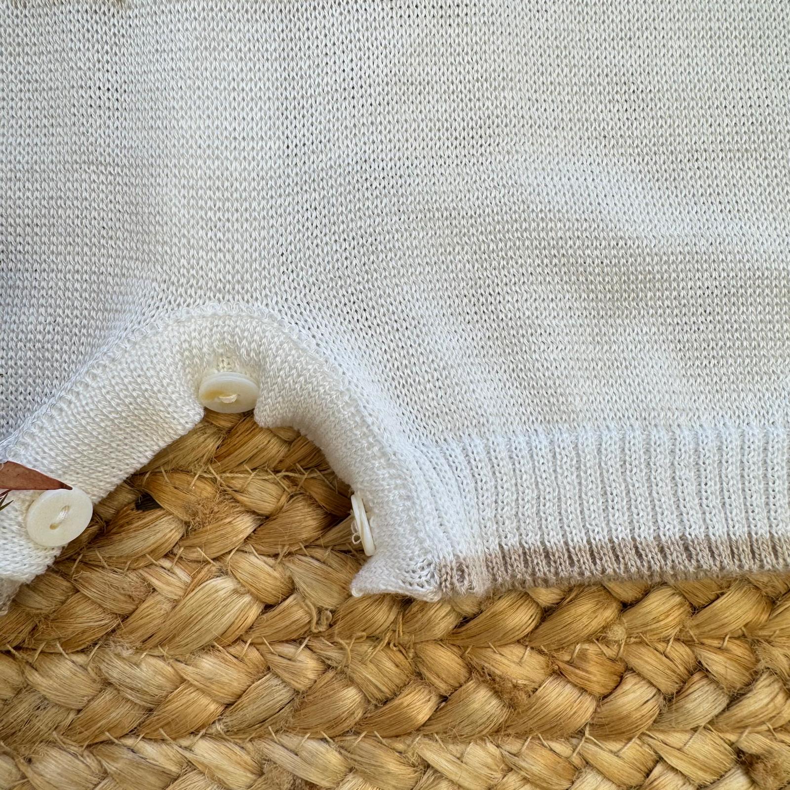 apertura posteriore con bottoni pagliaccetto neonata