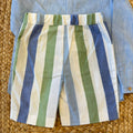 retro bermuda bambino righe eleganti