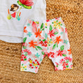 pantaloncino bimba cotone fantasia floreale colorata estiva
