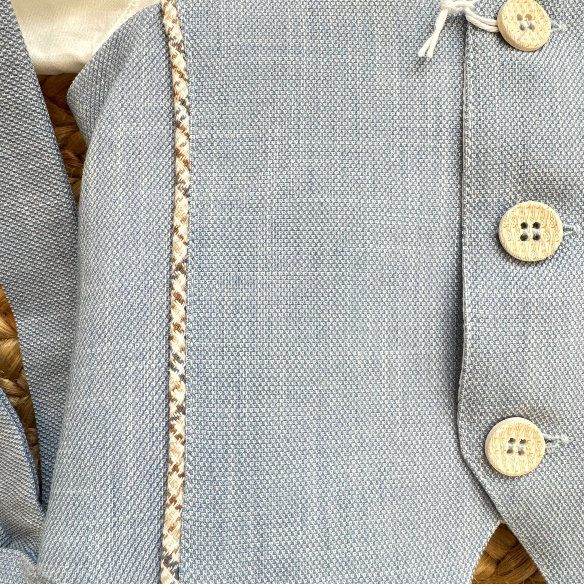 pantalone bimbo cerimonia con bretelle