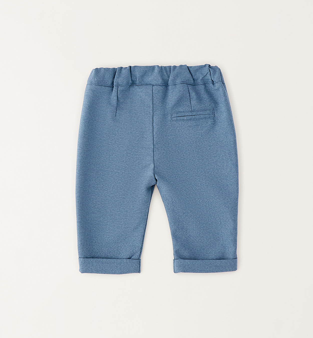 Pantalone elegante bimbo azzurro coordinato