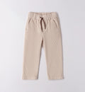 pantalone bimbo costina beige fronte