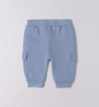 pantaloni azzurri retro neonato