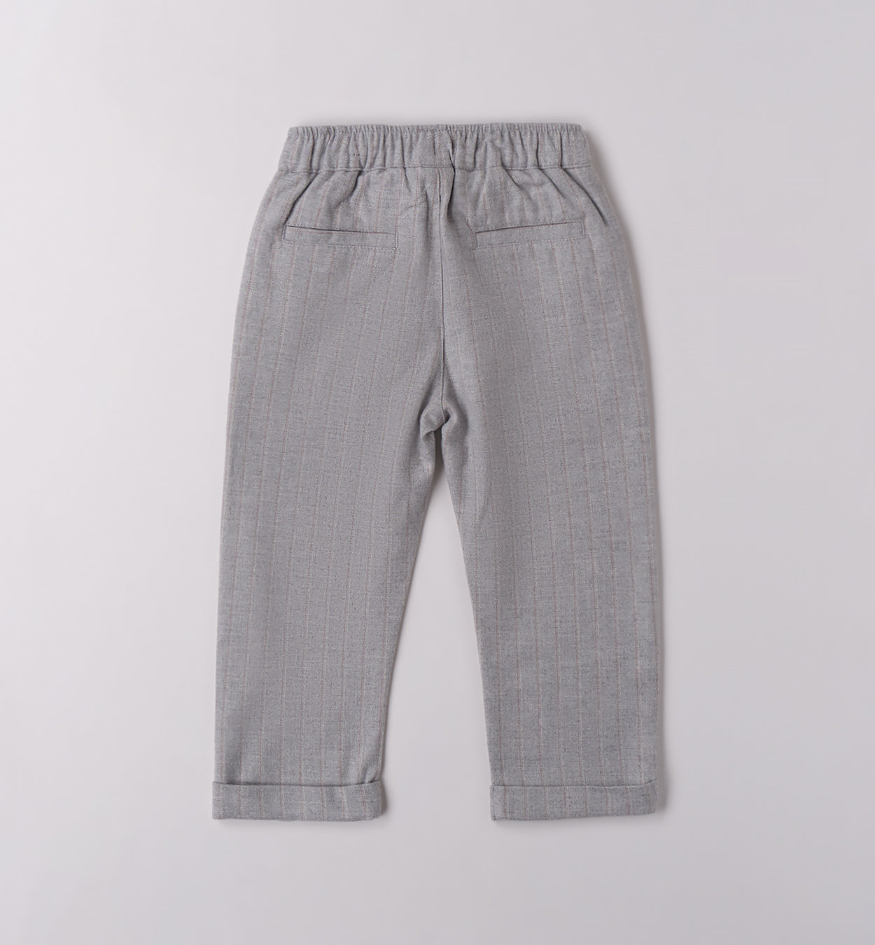 pantaloni eleganti bambino grigi retro