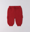 pantaloni rossi retro neonato