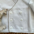 polsino cardigan neonato elegante cotone