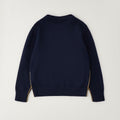Maglioncino bimbo blu navy iDO con profilo cammello sulle maniche
