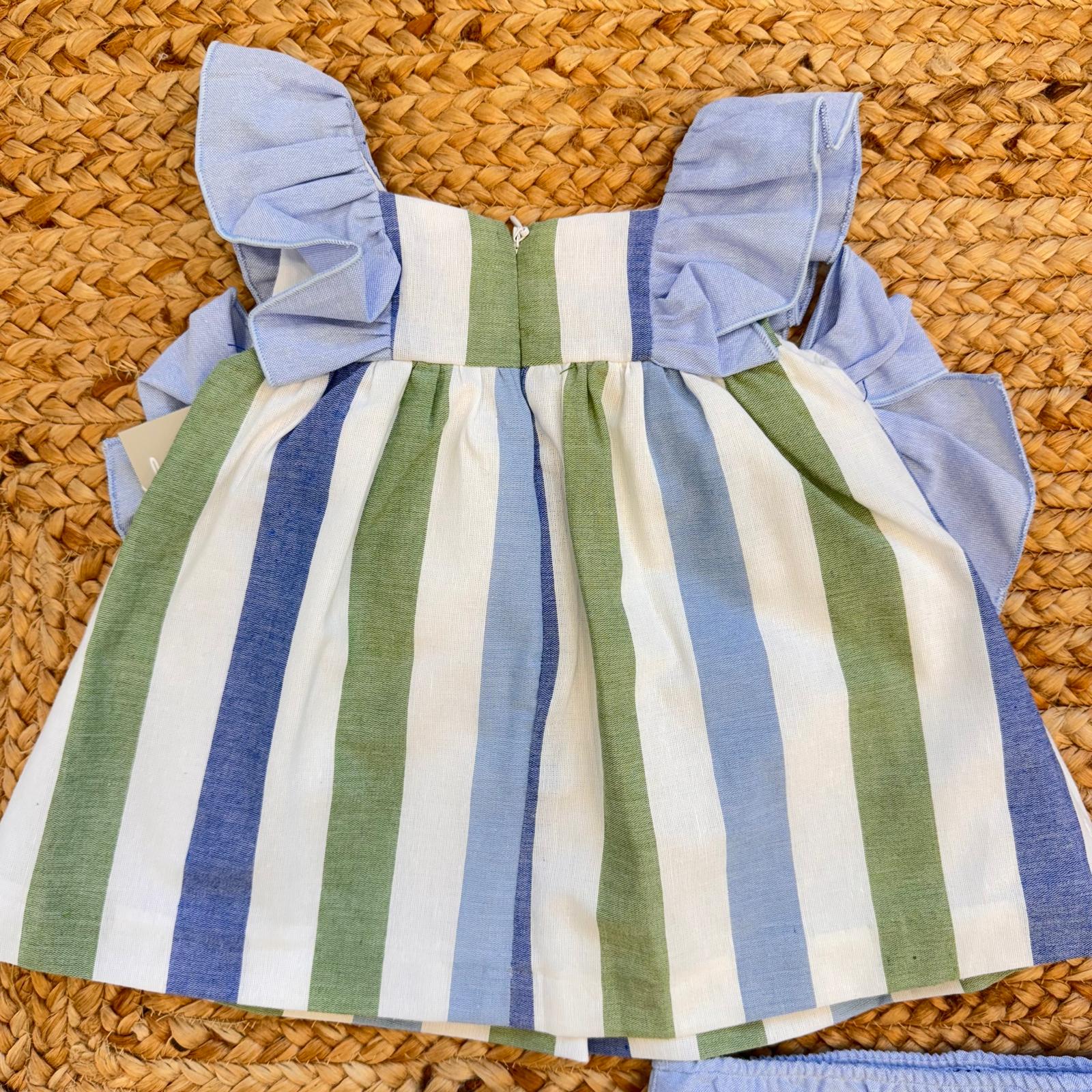 retro abitino neonata con zip elegante cotone