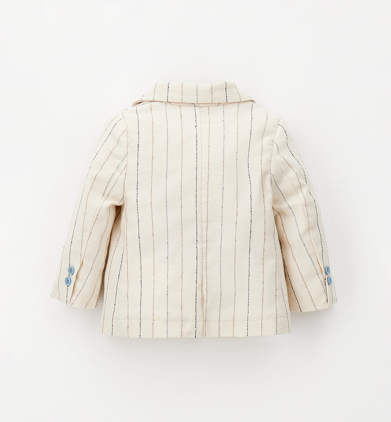 Retro giacca bimbo elegante panna gessata