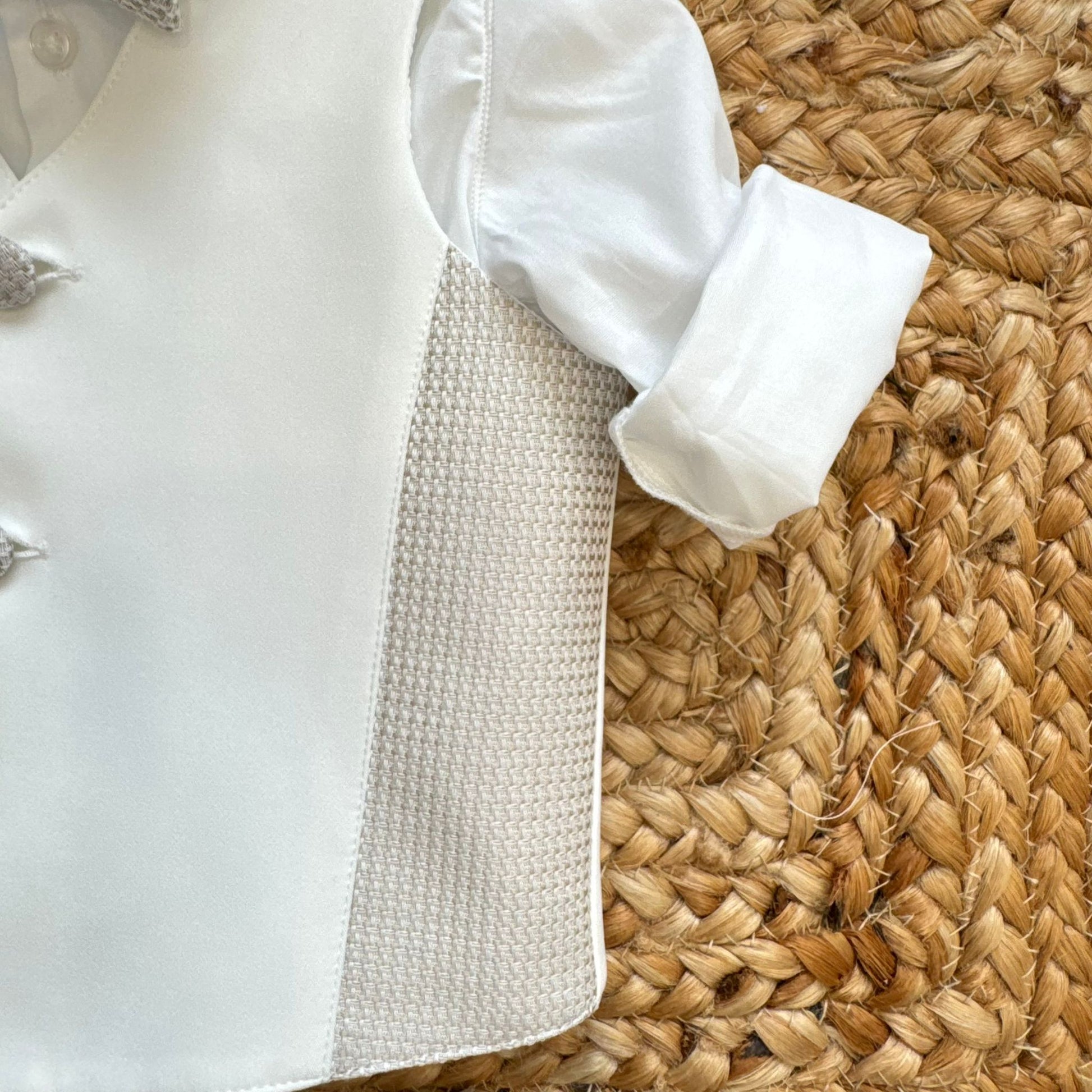 retro gilet elegante bambino cerimonia