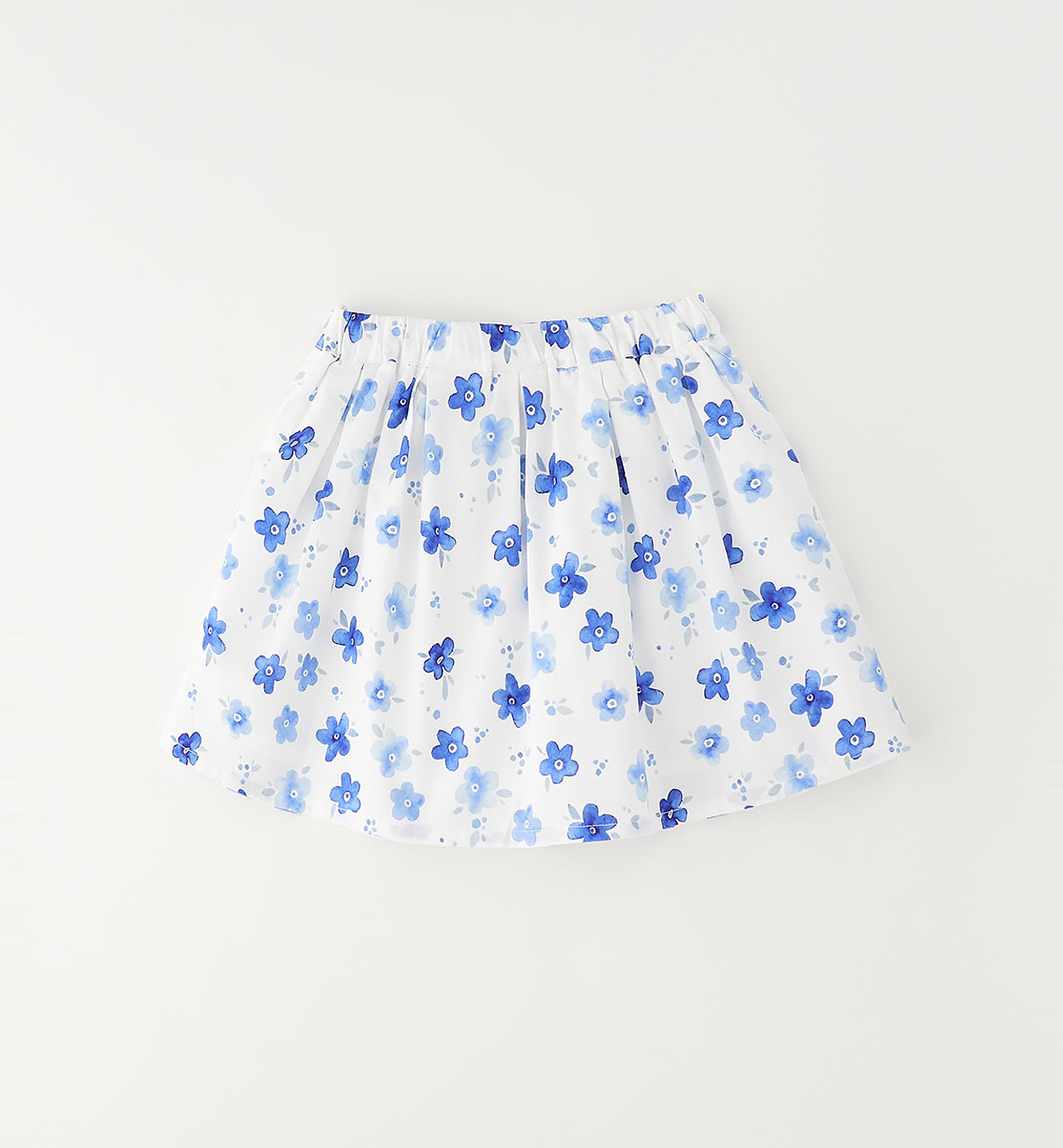 retro gonna bambina cotone floreale