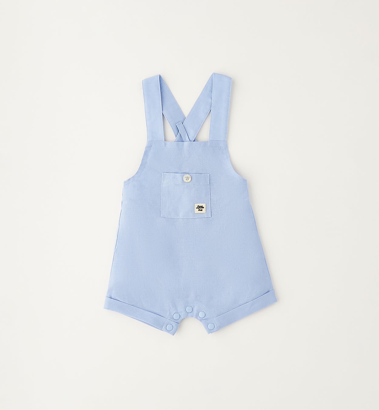 retro salopette neonato con incrocio bretelle