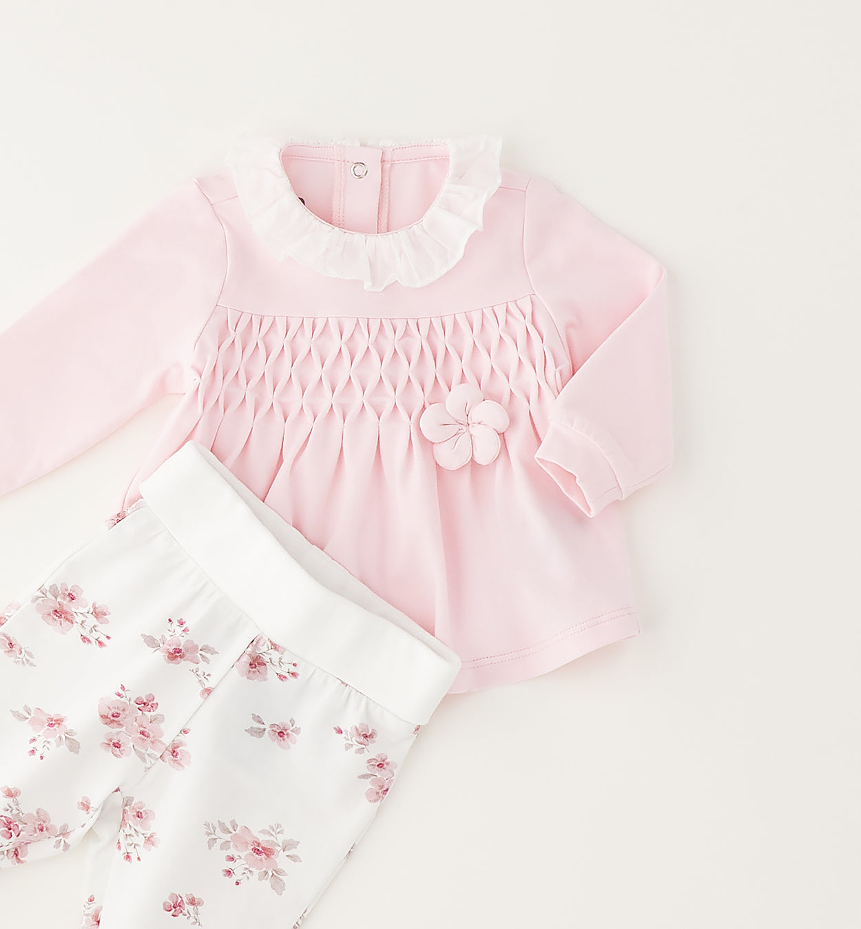 Retro tutina neonata in cotone con chiusura a bottoni