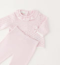 retro tutina neonata rosa con bottoni