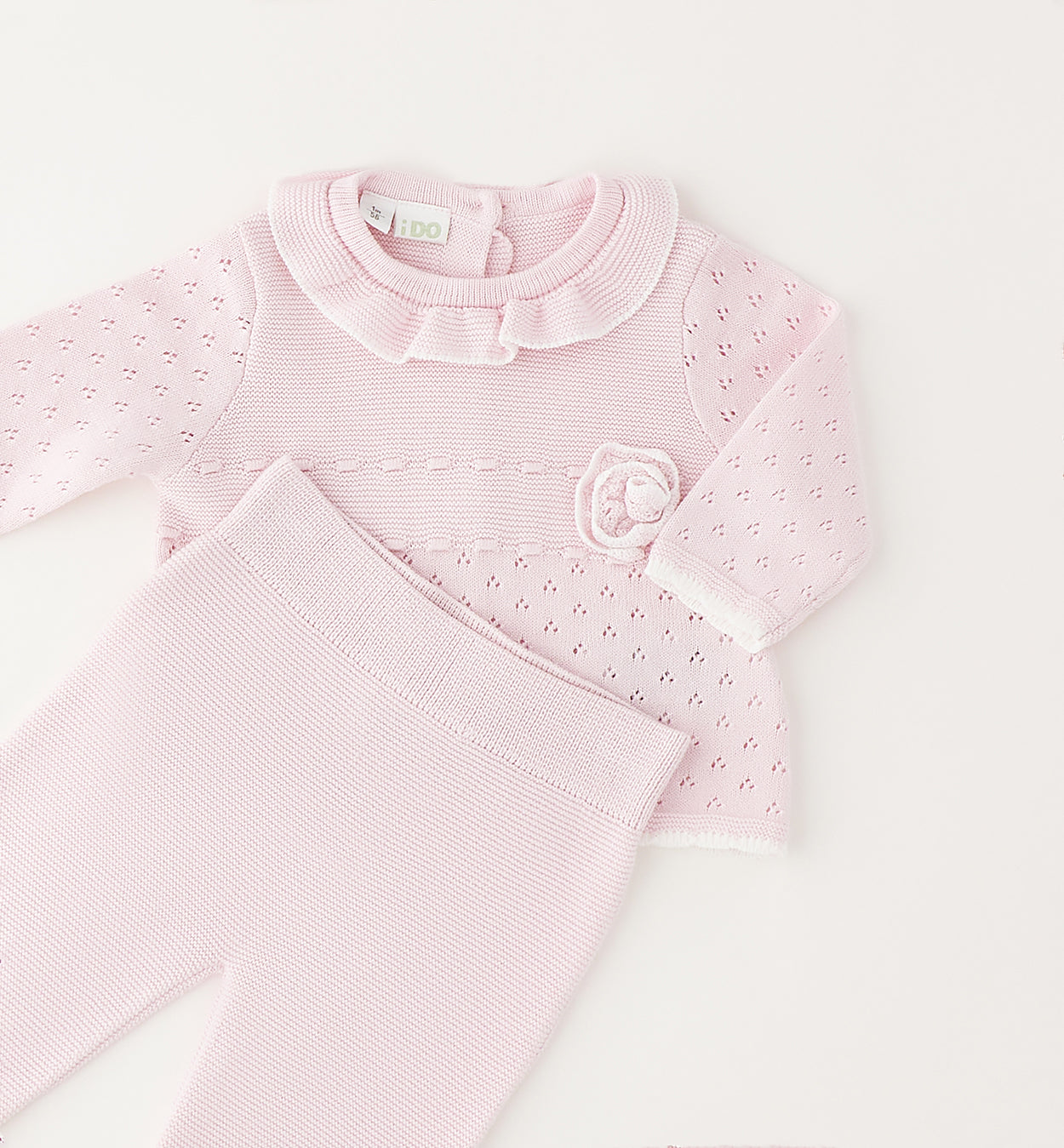retro tutina neonata rosa con bottoni