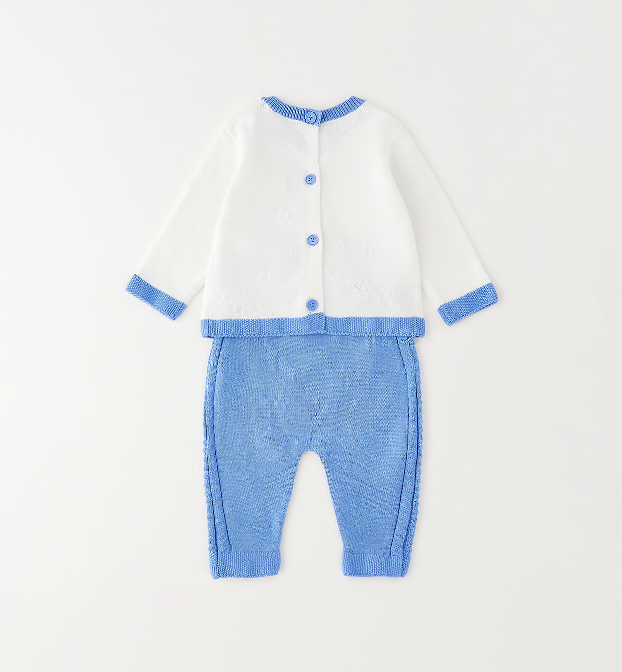 Retro tutina neonato con bottoncini