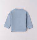 retro felpa azzurra neonato