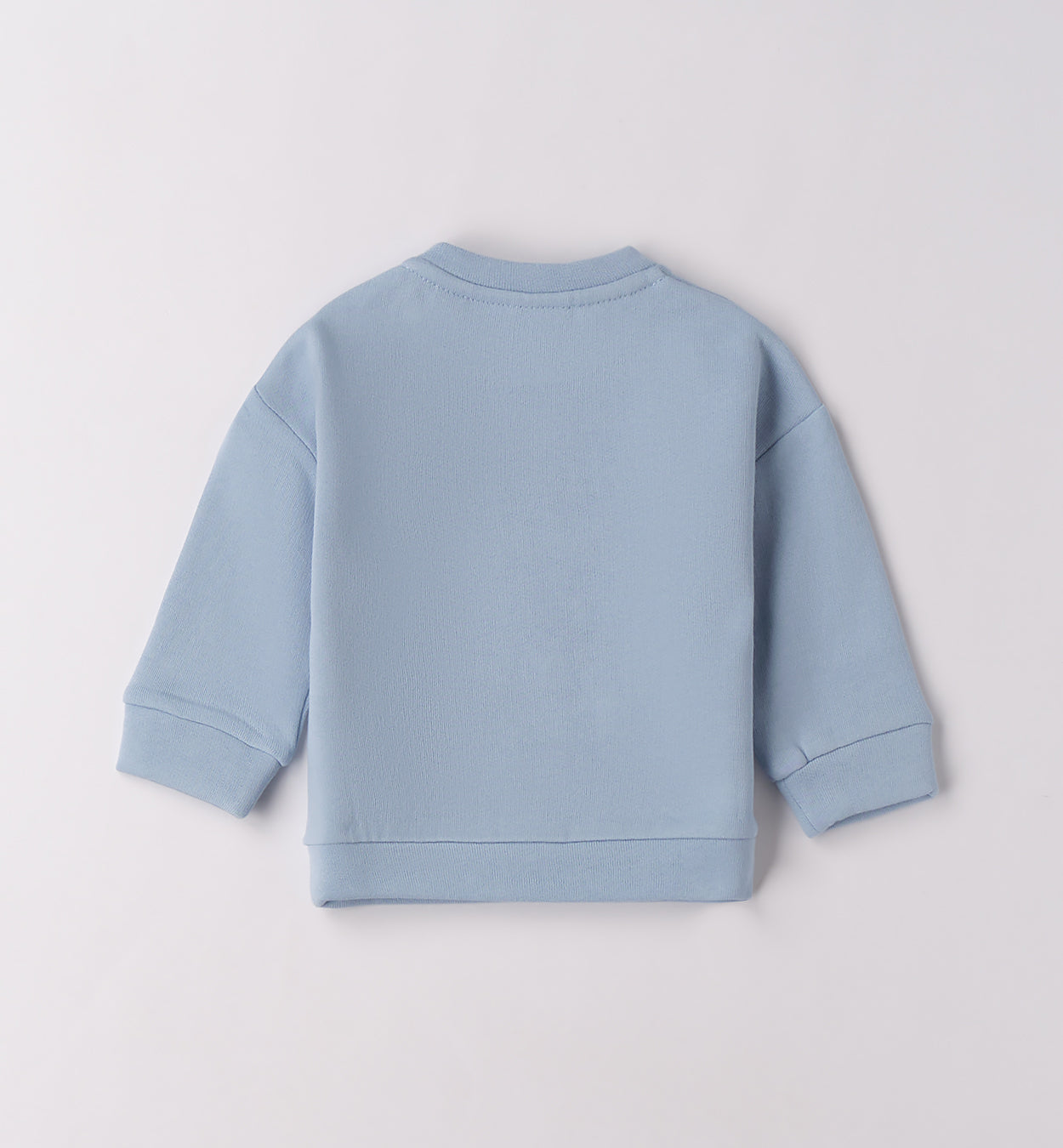 retro felpa azzurra neonato