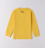 retro maglia bambino gialla maniche lunghe