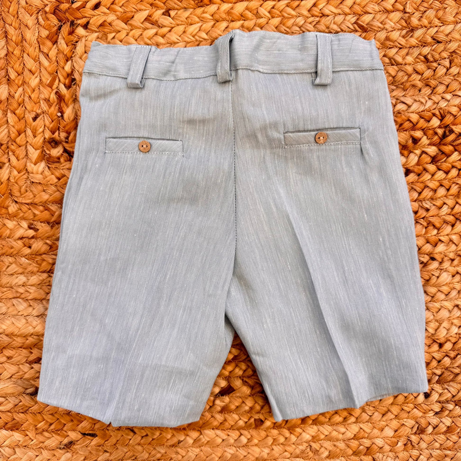 retro pantalone cerimonia bimbo elegante