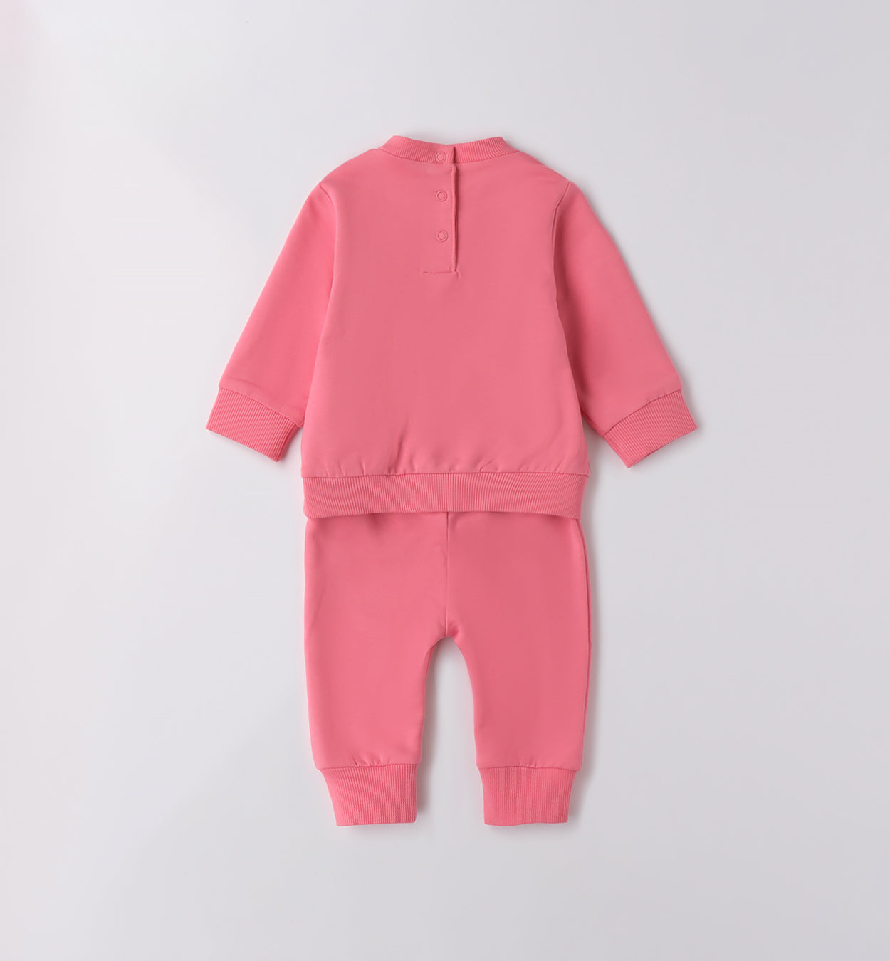 retro tutina neonata rosa completo due pezzi