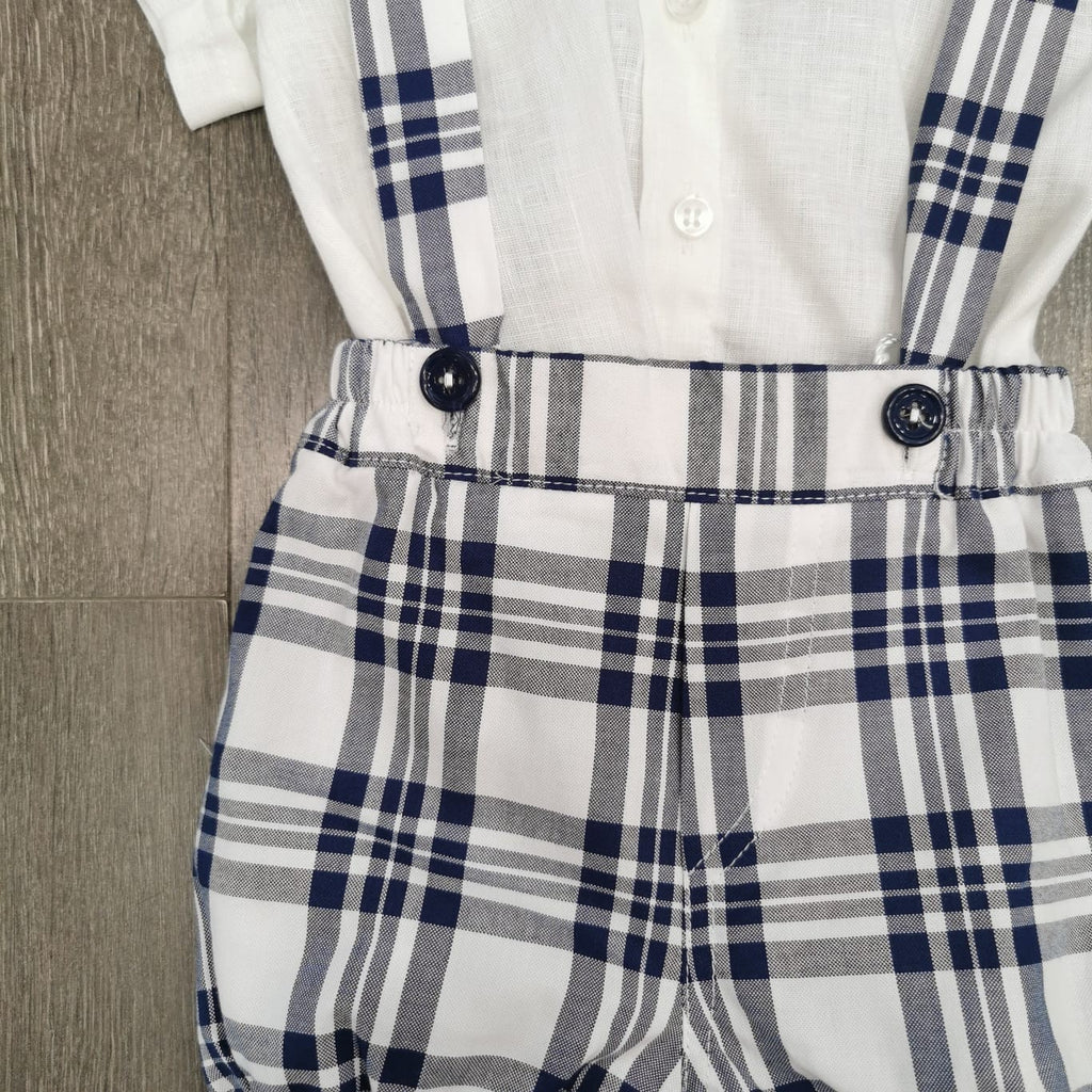 Completo Salopette E Camicia Bimbo